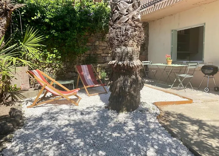 Le Palmier - Perfectly Located Cosy With Private Garden Appartement *